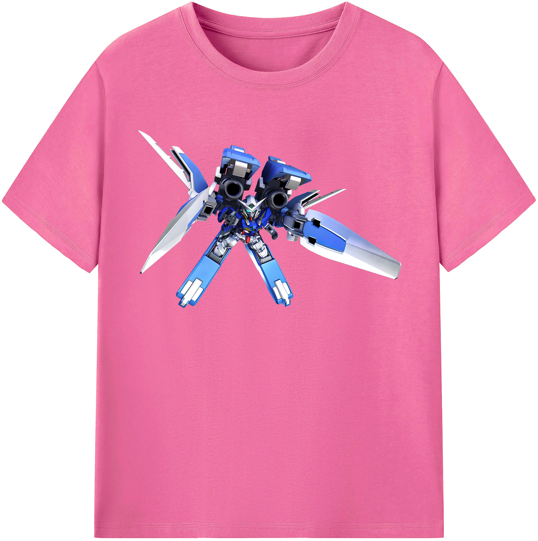 （画像用） 機動戦士ガンダム Mobile Suit Gundam レディースカジュアルプリントTシャツ（綿100％）